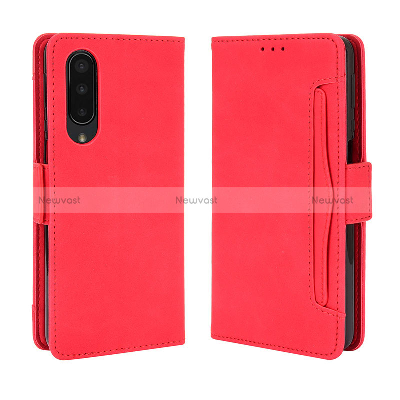 Leather Case Stands Flip Cover Holder BY3 for Sharp Aquos Zero5G basic