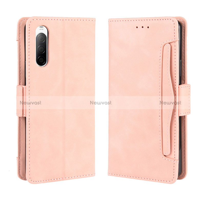 Leather Case Stands Flip Cover Holder BY3 for Sony Xperia 10 II