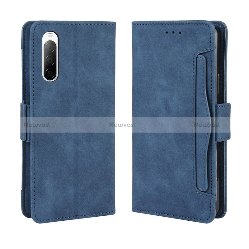 Leather Case Stands Flip Cover Holder BY3 for Sony Xperia 10 II