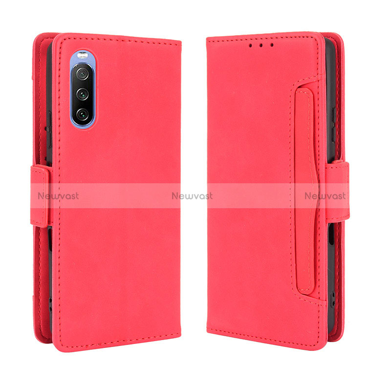 Leather Case Stands Flip Cover Holder BY3 for Sony Xperia 10 III Lite