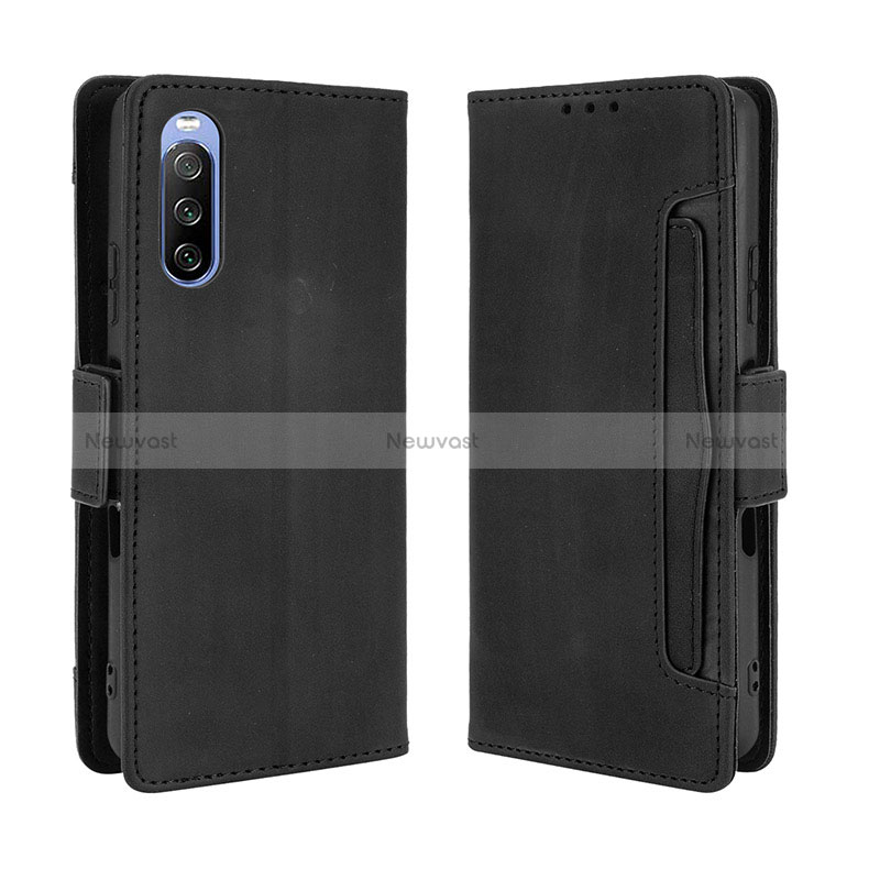 Leather Case Stands Flip Cover Holder BY3 for Sony Xperia 10 III SO-52B