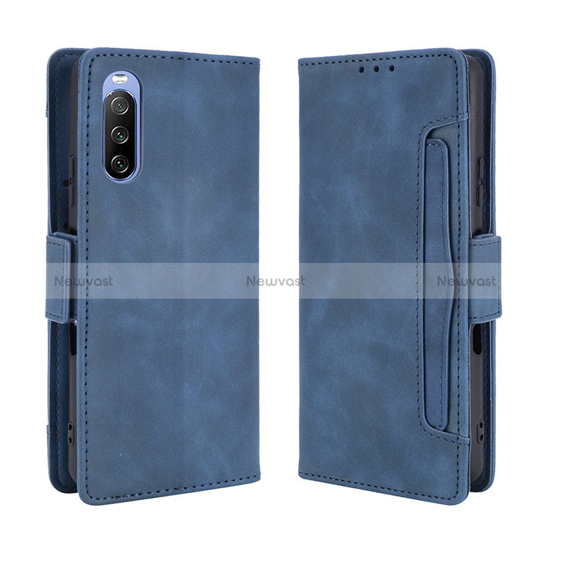 Leather Case Stands Flip Cover Holder BY3 for Sony Xperia 10 III SO-52B