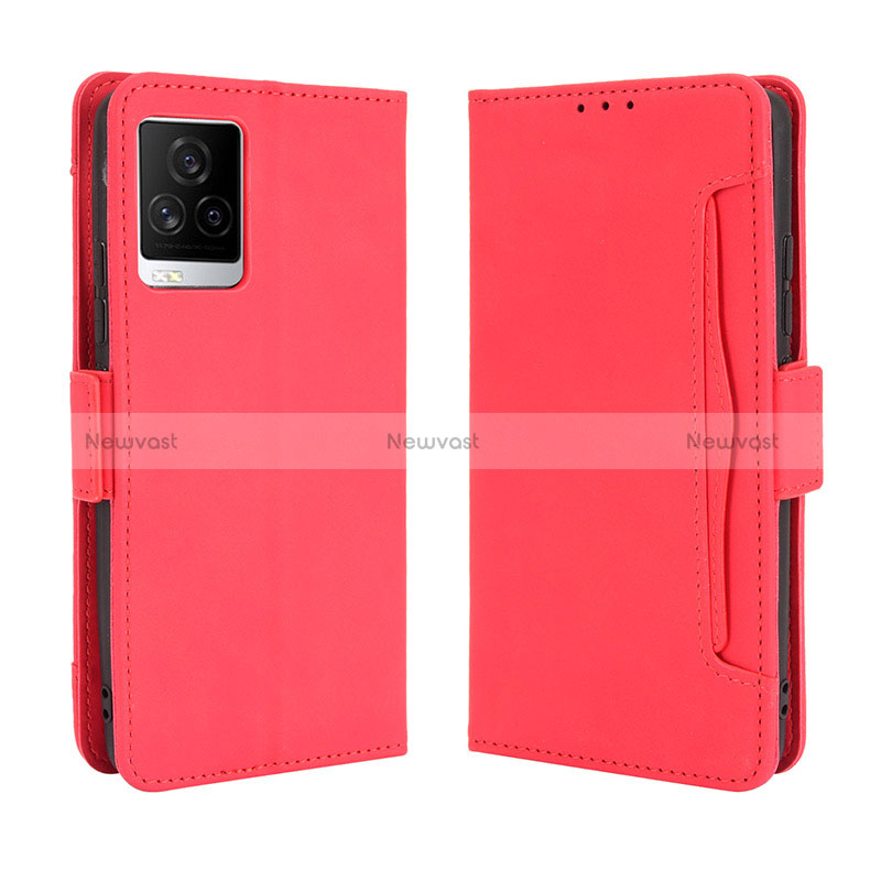 Leather Case Stands Flip Cover Holder BY3 for Vivo iQOO 7 Legend 5G