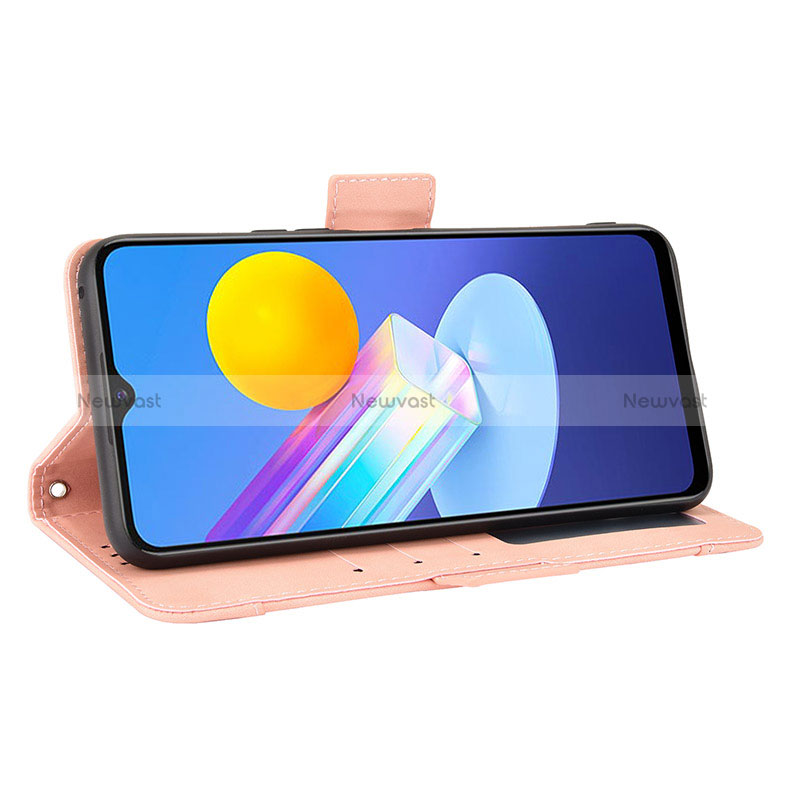 Leather Case Stands Flip Cover Holder BY3 for Vivo iQOO Z3 5G