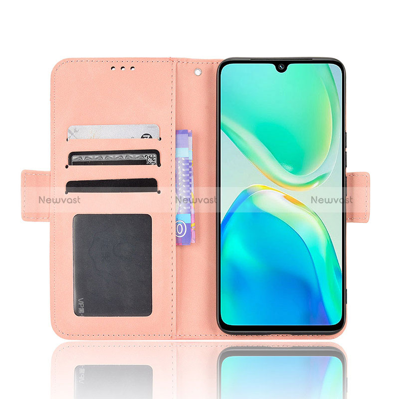 Leather Case Stands Flip Cover Holder BY3 for Vivo iQOO Z6 Pro 5G