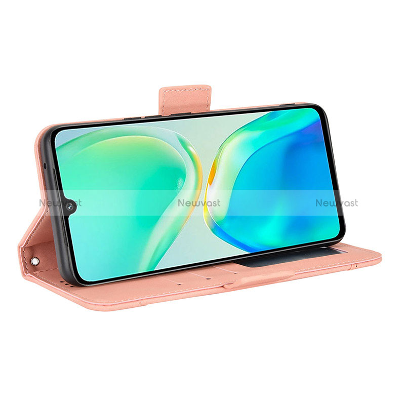 Leather Case Stands Flip Cover Holder BY3 for Vivo iQOO Z6 Pro 5G