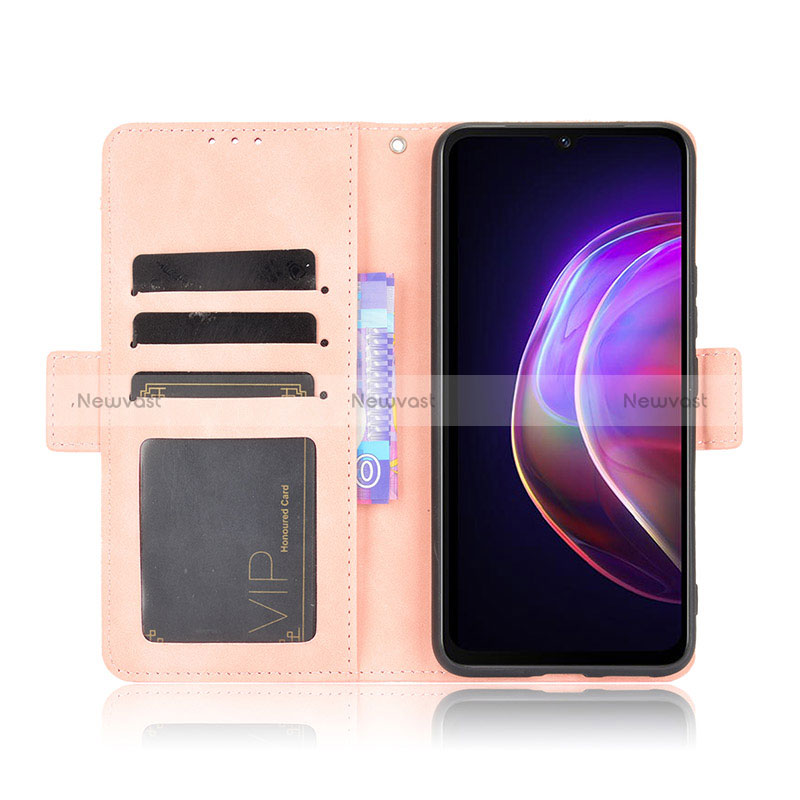 Leather Case Stands Flip Cover Holder BY3 for Vivo V21s 5G