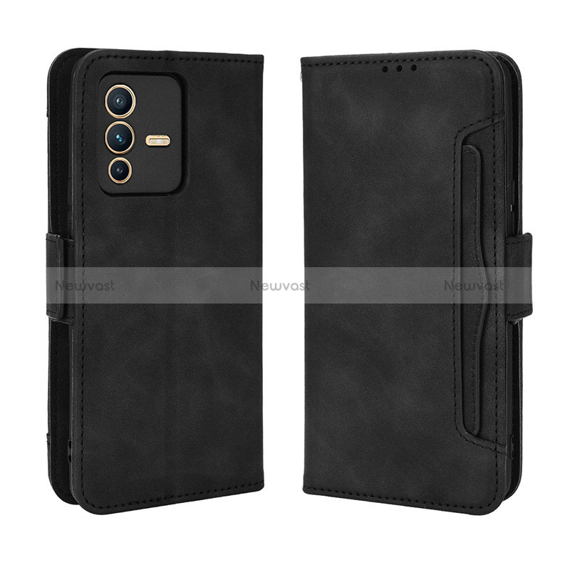 Leather Case Stands Flip Cover Holder BY3 for Vivo V23 5G