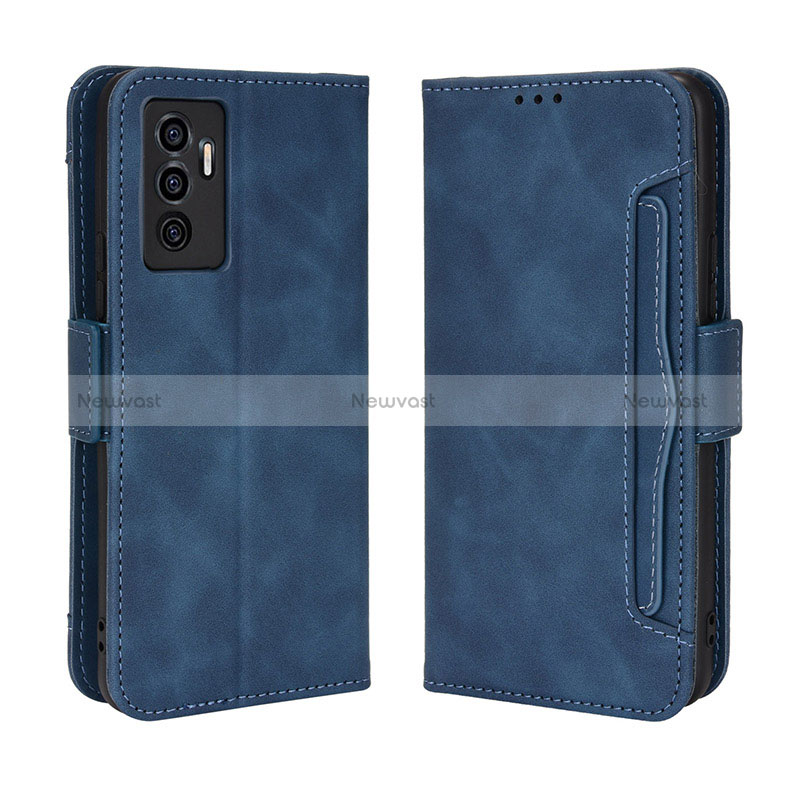 Leather Case Stands Flip Cover Holder BY3 for Vivo V23e