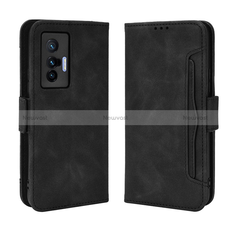 Leather Case Stands Flip Cover Holder BY3 for Vivo X70 5G