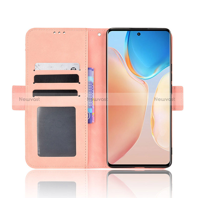 Leather Case Stands Flip Cover Holder BY3 for Vivo X70 Pro+ Plus 5G