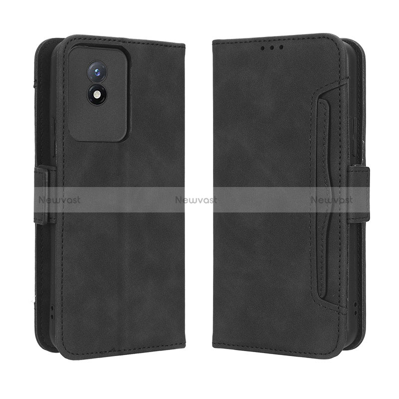 Leather Case Stands Flip Cover Holder BY3 for Vivo Y02