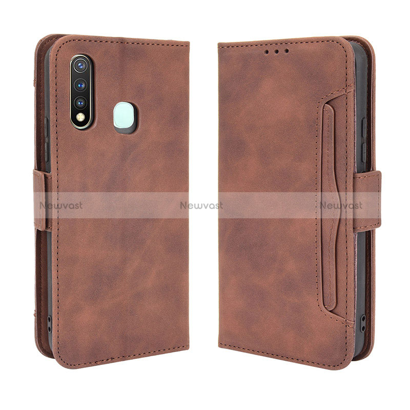 Leather Case Stands Flip Cover Holder BY3 for Vivo Y19