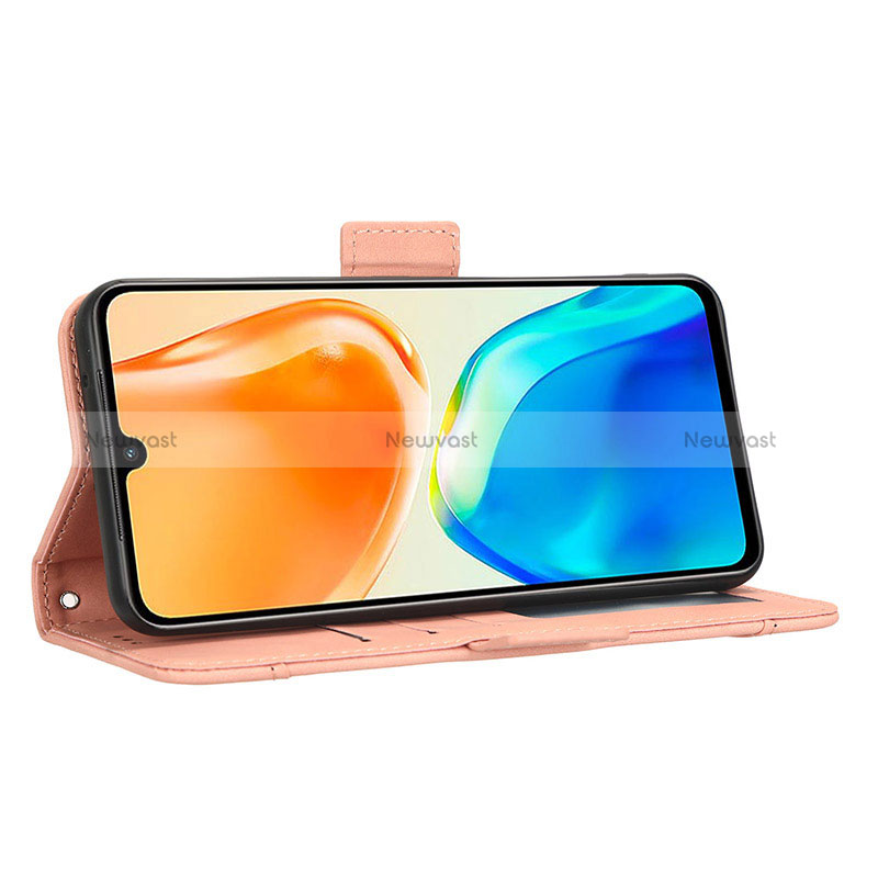 Leather Case Stands Flip Cover Holder BY3 for Vivo Y20 (2021)