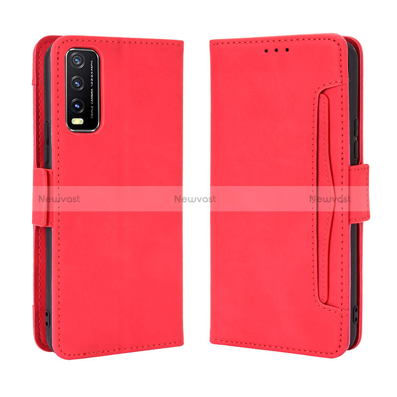 Leather Case Stands Flip Cover Holder BY3 for Vivo Y20a