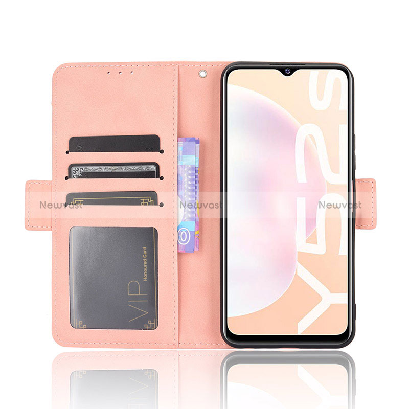 Leather Case Stands Flip Cover Holder BY3 for Vivo Y31s 5G