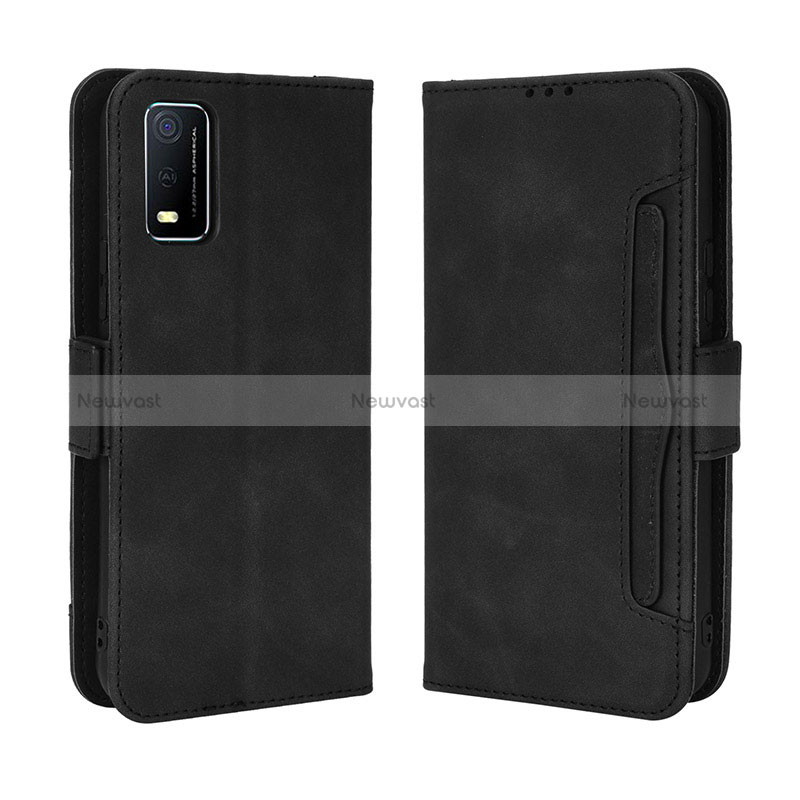 Leather Case Stands Flip Cover Holder BY3 for Vivo Y3s (2021)