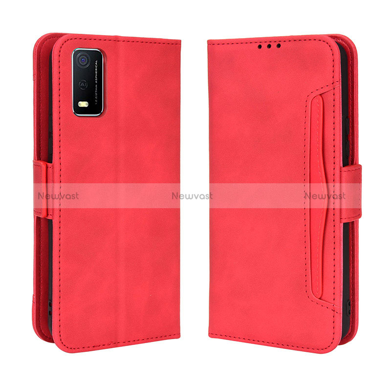 Leather Case Stands Flip Cover Holder BY3 for Vivo Y3s (2021)