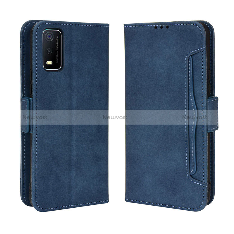 Leather Case Stands Flip Cover Holder BY3 for Vivo Y3s (2021)