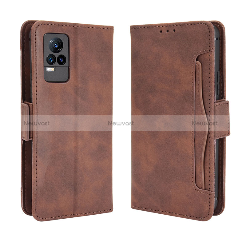 Leather Case Stands Flip Cover Holder BY3 for Vivo Y73 (2021)