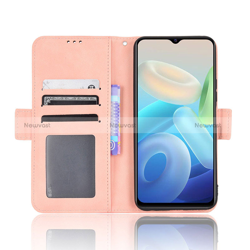 Leather Case Stands Flip Cover Holder BY3 for Vivo Y75 5G