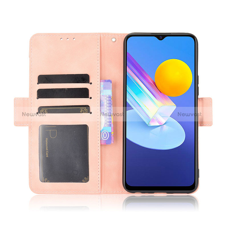 Leather Case Stands Flip Cover Holder BY3 for Vivo Y75s 5G