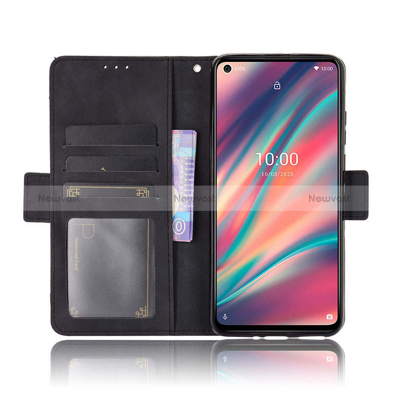 Leather Case Stands Flip Cover Holder BY3 for Wiko View5