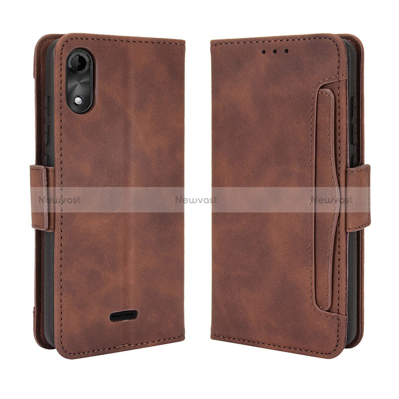 Leather Case Stands Flip Cover Holder BY3 for Wiko Y51