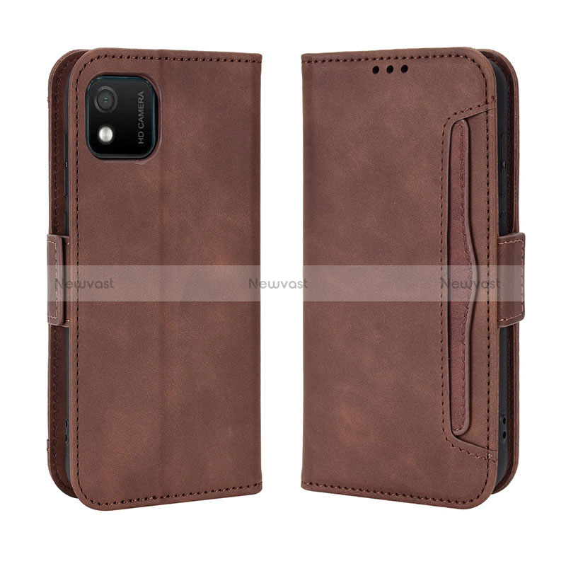 Leather Case Stands Flip Cover Holder BY3 for Wiko Y52