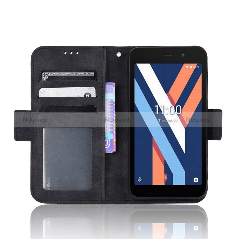 Leather Case Stands Flip Cover Holder BY3 for Wiko Y52