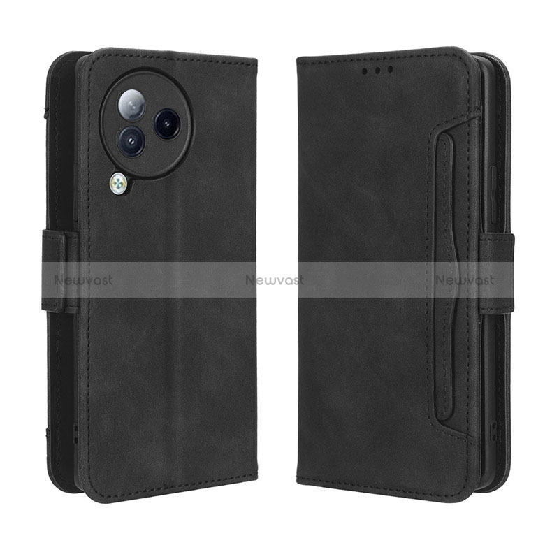 Leather Case Stands Flip Cover Holder BY3 for Xiaomi Civi 3 5G Black