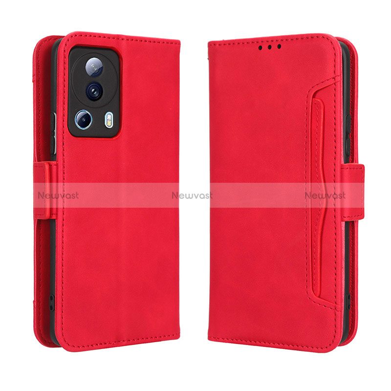 Leather Case Stands Flip Cover Holder BY3 for Xiaomi Mi 13 Lite 5G