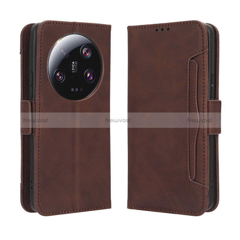 Leather Case Stands Flip Cover Holder BY3 for Xiaomi Mi 13 Ultra 5G