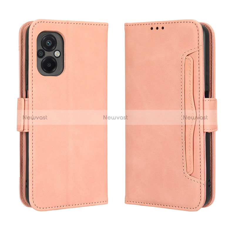 Leather Case Stands Flip Cover Holder BY3 for Xiaomi Poco M5 4G