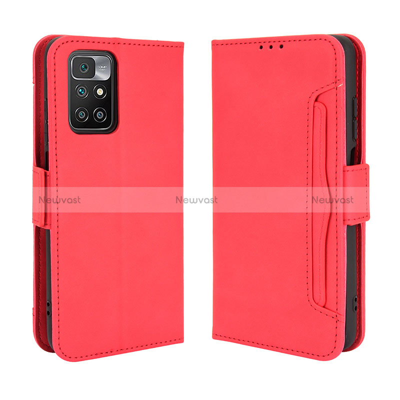 Leather Case Stands Flip Cover Holder BY3 for Xiaomi Redmi 10 (2022)