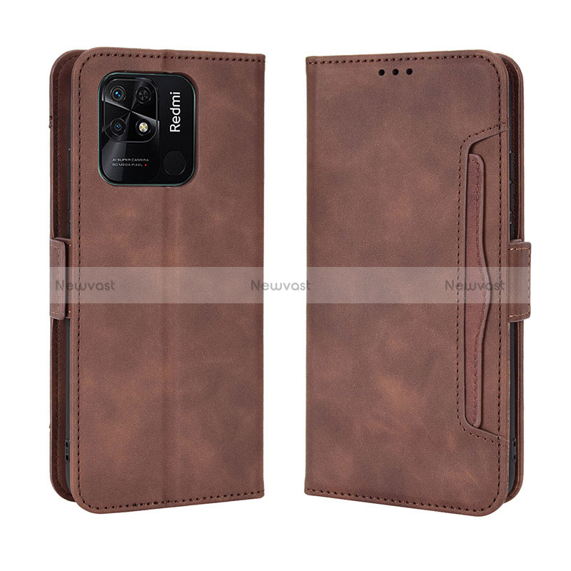 Leather Case Stands Flip Cover Holder BY3 for Xiaomi Redmi 10 Power