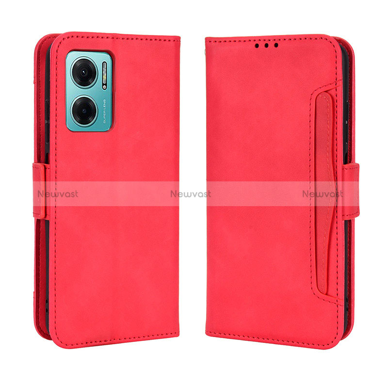 Leather Case Stands Flip Cover Holder BY3 for Xiaomi Redmi 11 Prime 5G