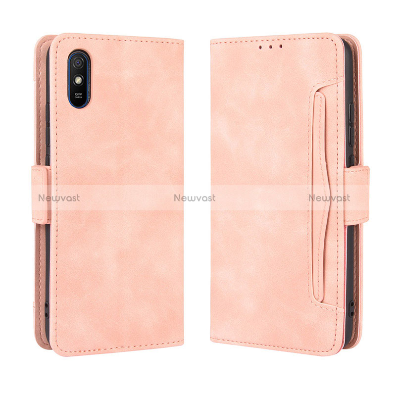 Leather Case Stands Flip Cover Holder BY3 for Xiaomi Redmi 9i