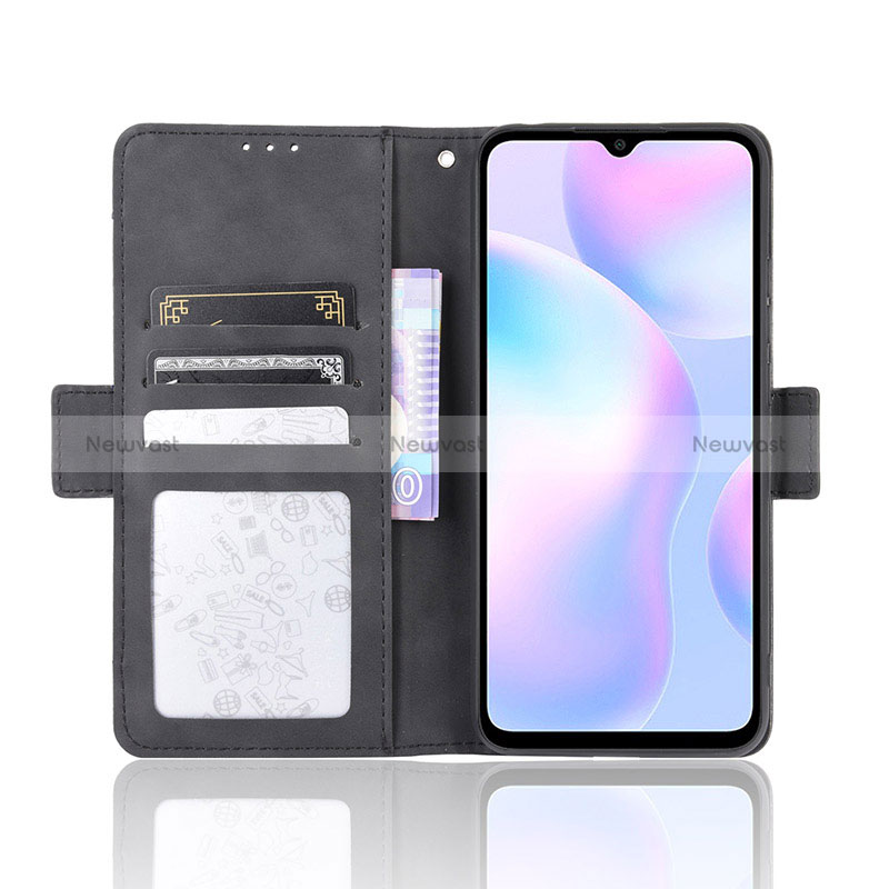 Leather Case Stands Flip Cover Holder BY3 for Xiaomi Redmi 9i