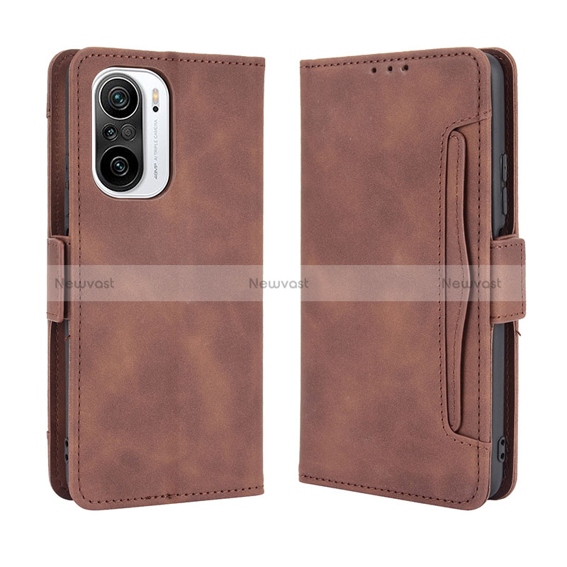 Leather Case Stands Flip Cover Holder BY3 for Xiaomi Redmi K40 Pro 5G