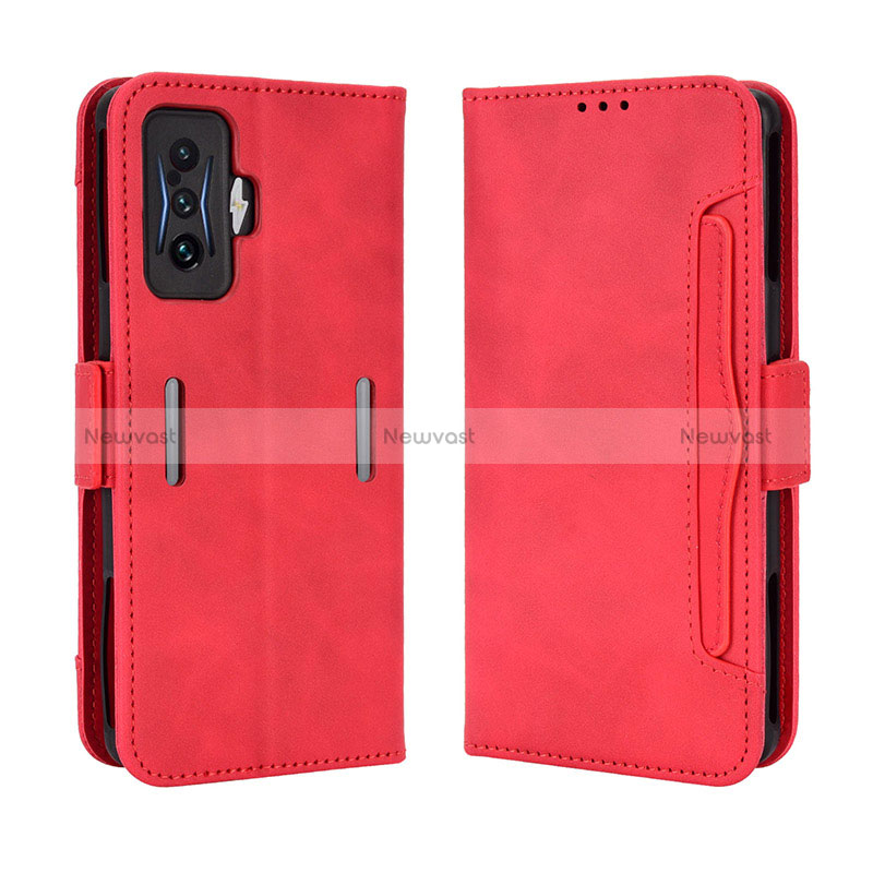 Leather Case Stands Flip Cover Holder BY3 for Xiaomi Redmi K50 Gaming 5G