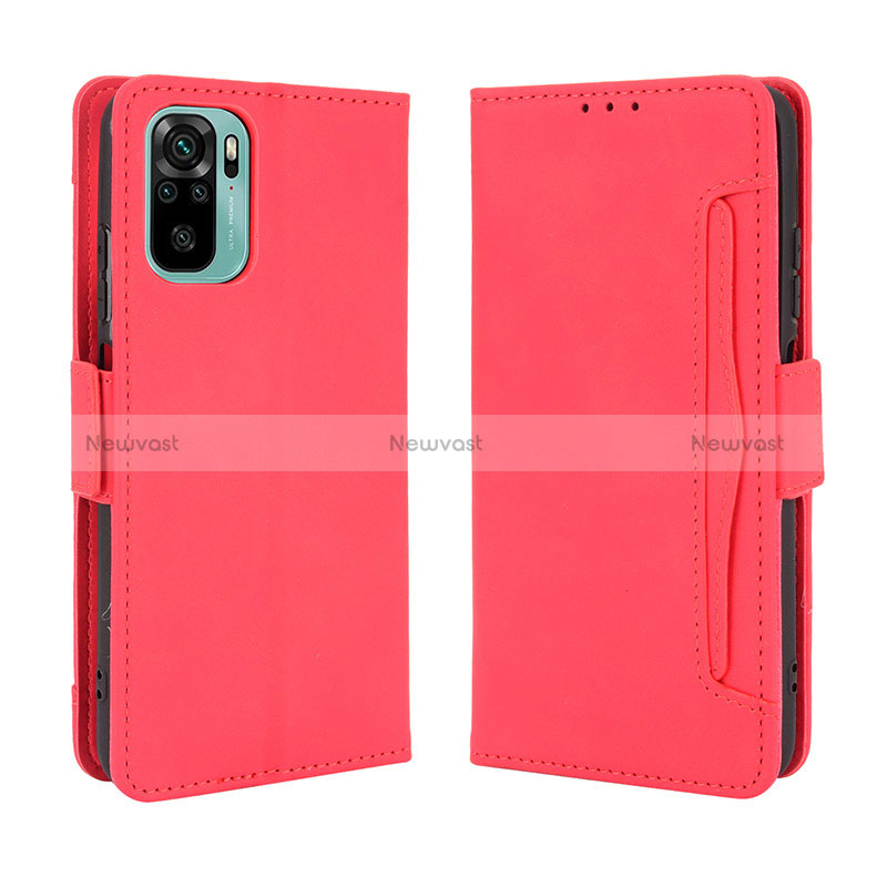 Leather Case Stands Flip Cover Holder BY3 for Xiaomi Redmi Note 10 4G