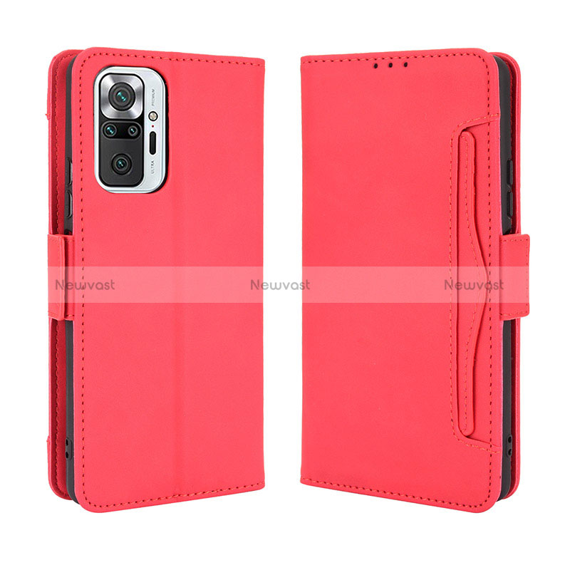 Leather Case Stands Flip Cover Holder BY3 for Xiaomi Redmi Note 10 Pro 4G