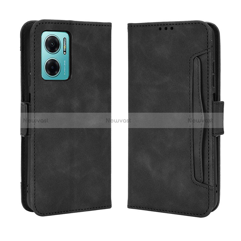 Leather Case Stands Flip Cover Holder BY3 for Xiaomi Redmi Note 11E 5G