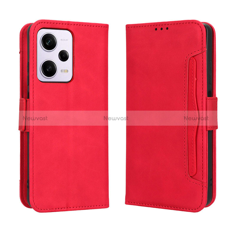 Leather Case Stands Flip Cover Holder BY3 for Xiaomi Redmi Note 12 Pro+ Plus 5G