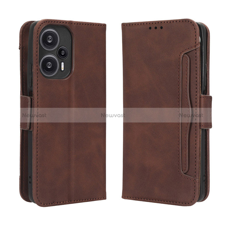 Leather Case Stands Flip Cover Holder BY3 for Xiaomi Redmi Note 12 Turbo 5G