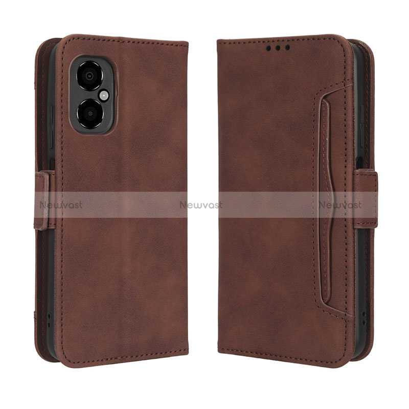 Leather Case Stands Flip Cover Holder BY3 for Xiaomi Redmi Note 12R Pro 5G