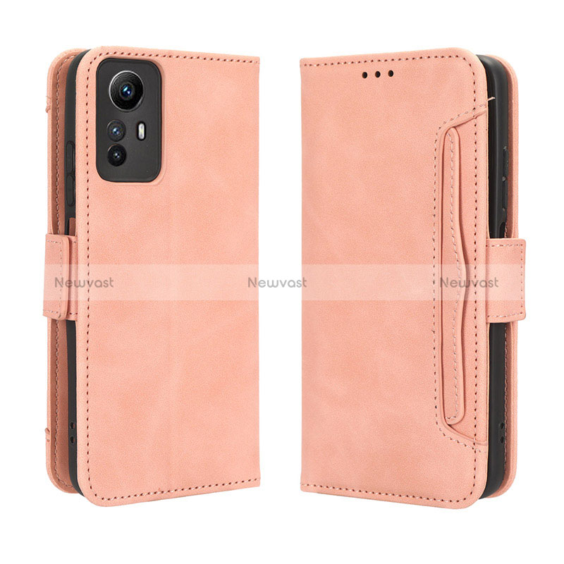 Leather Case Stands Flip Cover Holder BY3 for Xiaomi Redmi Note 12S