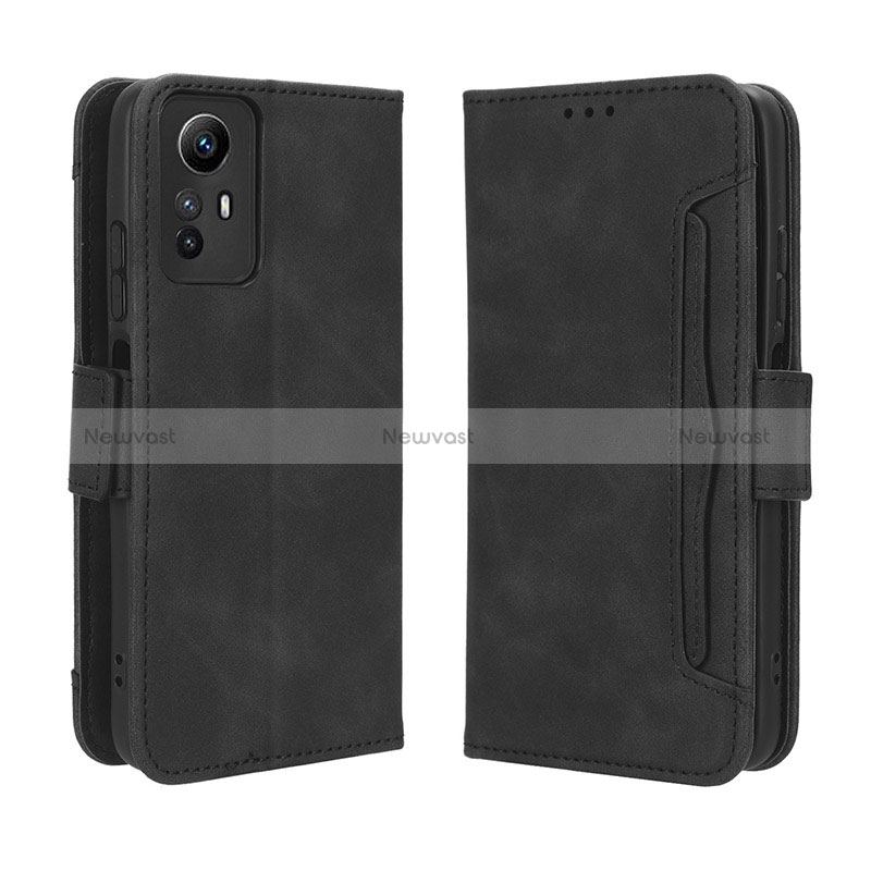 Leather Case Stands Flip Cover Holder BY3 for Xiaomi Redmi Note 12S