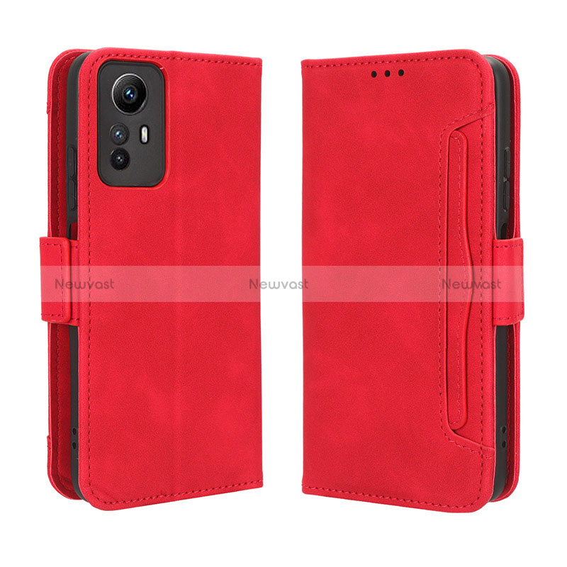 Leather Case Stands Flip Cover Holder BY3 for Xiaomi Redmi Note 12S